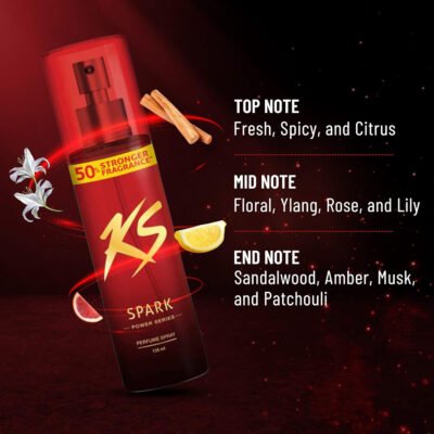 Kamasutra Spark Deo Body Spray 135ml (Pack of 2) - For Men & Women