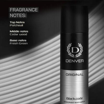 Denver Black Code Deo For Man - 150ml