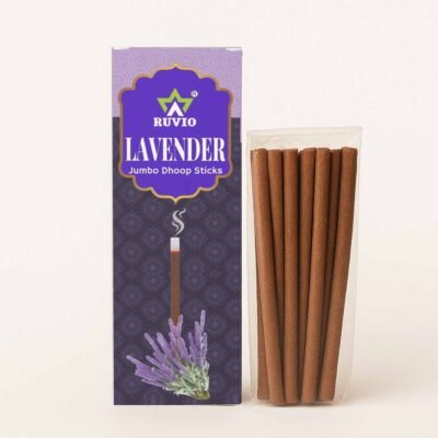 Ruvio Rose, Mogra, Lavender, Sandal Incense Stick (10stickX12pack) - 120Stick