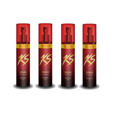 Kamasutra Spark Deo Body Spray 135ml (Pack of 4) - For Men & Women