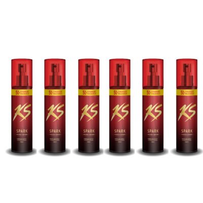 Kamasutra Spark Deo Body Spray 135ml (Pack of 6) - For Men & Women