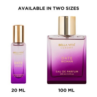 Bella Vita Luxury Long Lasting Women Gift Set | Perfume for Woman | 4x20ml | Gifts for Women | Floral, Fruity, Premium Fragrance Scent | Date, Senorita, Glam, Rose