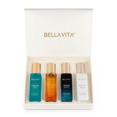 Bella Vita Luxury Unisex Perfume Gift Set (4 × 20 ml)