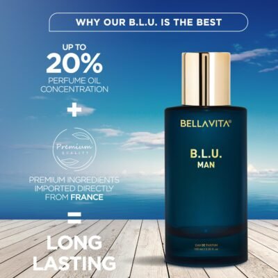 Bell Vita Blue Man Perfume for Men - 100ml