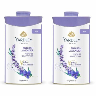 Yardley London English Lavender Talc 250g – Pack of 2