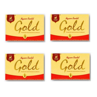 Mysore Sandal Gold Soap 125g (Pack of 4)