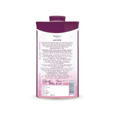 Yardley London Lace & Satin Talc – 100g