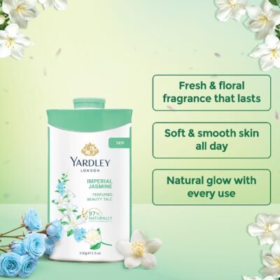 Yardley London Imperial Jasmine Talc – 100g