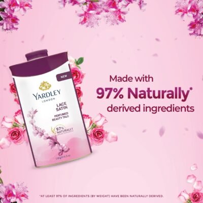 Yardley London Lace & Satin Talc – 100g