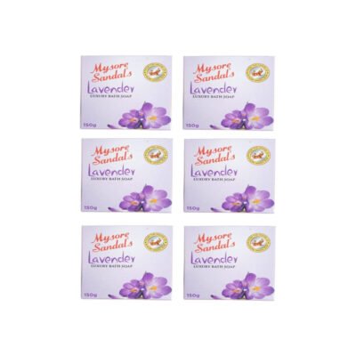 Mysore Sandal Lavender Soap 150g (Pack of 6)