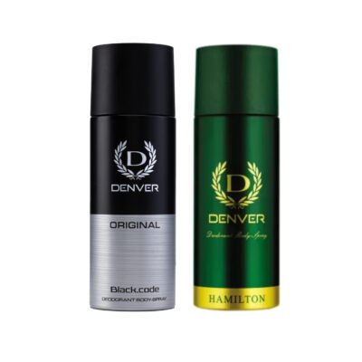 Denver Hamilton 165ml & Black Code 150ml Deodorant Pack Of 2