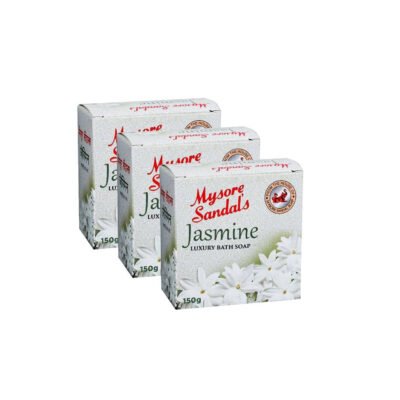 Mysore Sandal Jasmine Soap – 150g (Pack of 3)