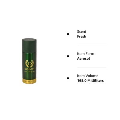 Denver Hamilton 165ml & Black Code 150ml Deodorant Pack Of 2