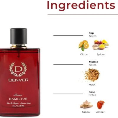 Denver Hamilton Honour Perfume – 100ml | Long-Lasting Eau de Parfum for Men