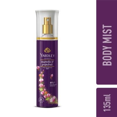Yardley London Fine Fragrance Mist – Magnolia & Grapefruit (135 ml)