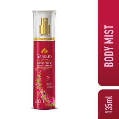 Yardley London Fine Fragrance Mist – Alpine Rose & Black Currant (250 ml)
