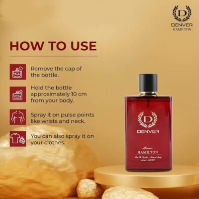 Denver Hamilton Honour Perfume – 100ml | Long-Lasting Eau de Parfum for Men