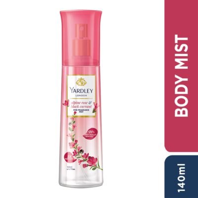 Yardley London Fine Fragrance Mist – Alpine Rose & Black Currant (250 ml)