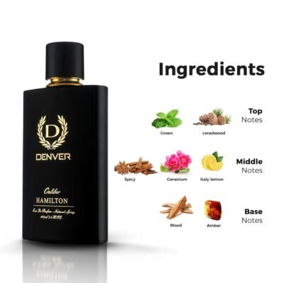 Denver Hamilton Caliber Perfume – 100ml | Long-Lasting Eau de Parfum for Men