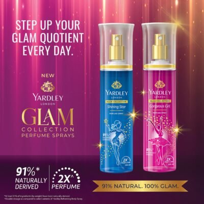 Yardley London Glam Collection – Gorgeous Girl Perfume Spray (135 ml)