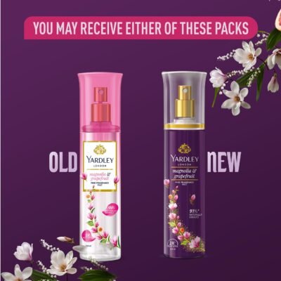 Yardley London Fine Fragrance Mist – Magnolia & Grapefruit (135 ml)