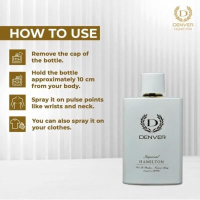 Denver Hamilton Imperial Perfume – 100ml | Long-Lasting Eau de Parfum for Men