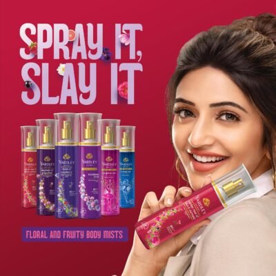 Yardley London Fine Fragrance Mist – Alpine Rose & Black Currant (250 ml)