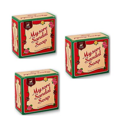 Mysore Sandal Soap – 150g (Pack of 3)
